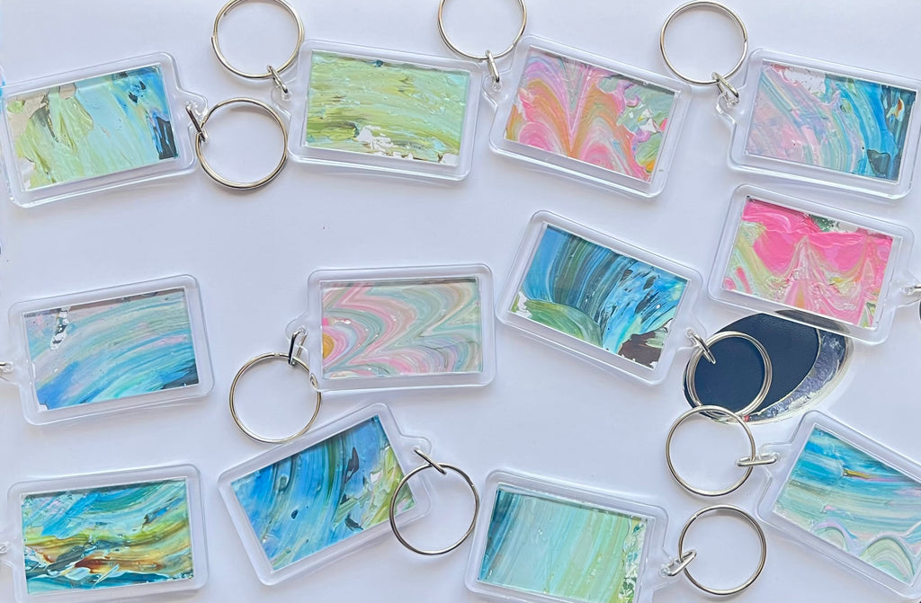 Authentic palette keychains!
