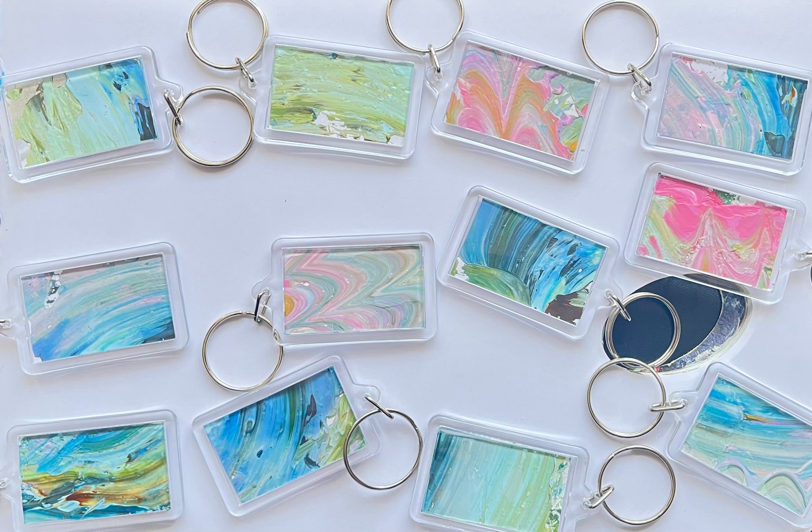 Authentic palette keychains!